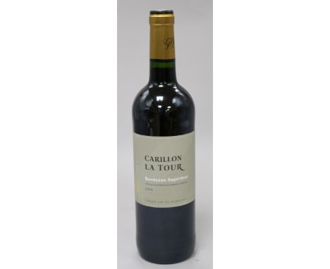 Five bottles of Carillon La Tour Bordeaux, 2014