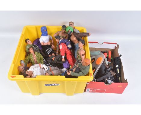A QUANTITY OF ASSORTED HASBRO ACTION MAN FIGURES AND ACCESSORIES, assorted figures which appear in good condition, assorted u