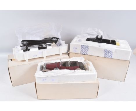 THREE BOXED FRANKLIN MINT MODEL CARS, 1930 Duesenberg J Derham Tourster, 1930 Bugatti Royale Coupe Napoleon and a 1940 Ford P
