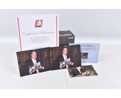 A BOXED CORGI TOYS 007 ROGER MOORE LIMITED EDITION ERA SET, SIGNED BY ROGER MOORE, numbered CC93991, 1108 of 1500 featuring t