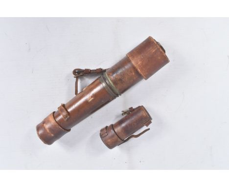 A WWI ERA 1915 DATE R&amp;J BECK MILITARY TELESCOPE WITH ADDITIONAL LENS, the telescope is clearly stamped TEL SIG (MKIV) als