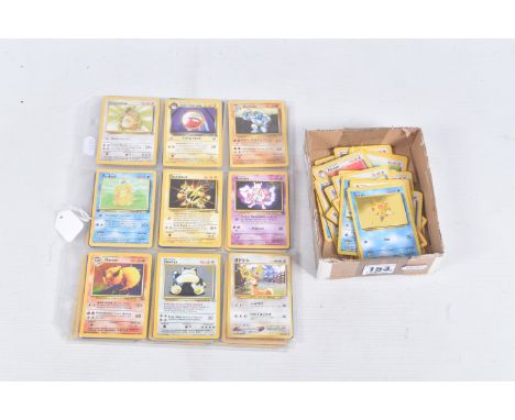 A QUANTITY OF ASSORTED POKEMON CARDS, from the Base, Jungle, Fossil, Base Set 2 &amp; Team Rocket sets, the only holo cards a