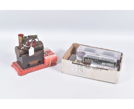A QUANTITY OF BOXED N GAUGE FREIGHT ROLLING STOCK, Japanese and Chinese items by Kato, Micro Ace, Tomix and Popondetta, all a
