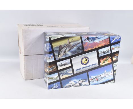 A BOXED FRANKLIN MINT ARMOUR COLLECTION GRUMMAN F-14 TOMCAT U.S. NAVY 'JOLLY ROGERS', No.B11 B808, 1/48 scale, in very good c