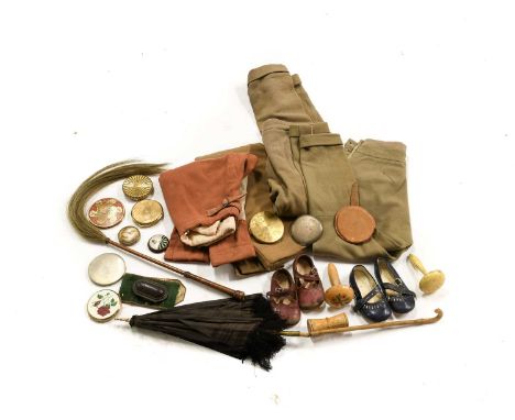 Assorted Early 20th Century Children's Costume and Other Accessories, comprising four pairs of small breeches, two pairs of l