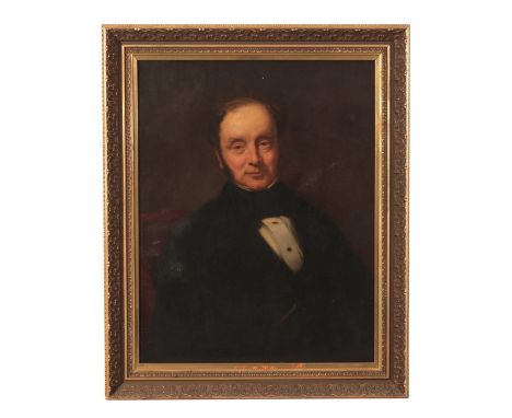 ENGLISH SCHOOL, 19TH CENTURY A head and shoulders portrait of a gentleman identified as John Savory (1800-1871) of Burnham Pr