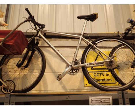 24 speed Rock Hopper mountain bike with front suspension 