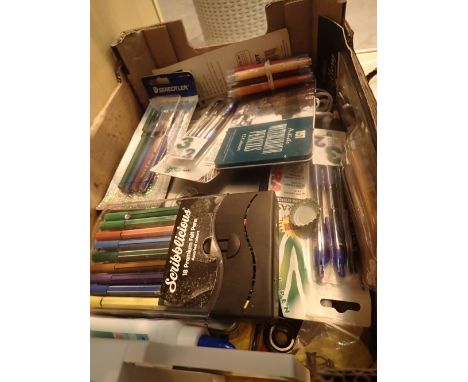 Art pens and paints including Rotring drawing pens