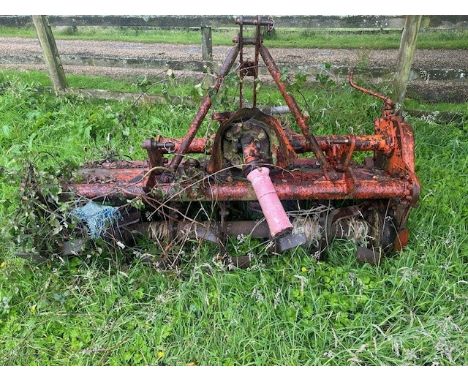 A tractor rotavatorPlease note:You are reminded under our Terms & Conditions of sale the lots become the buyers responsibilit