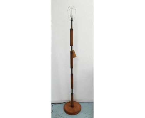 DAVID HUNT LIGHTING SADDLE FLOOR LAMP, 49cm H. 