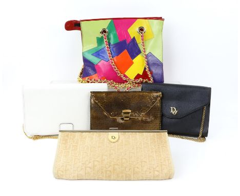 Collection of  Vintage hand bags including items by Dior, Bruno Magli, Raine and Louis Feruard (27)Sold on behalf of Princess
