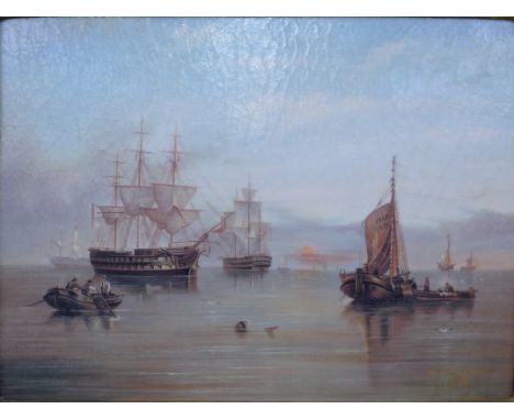 A 19th Century style Dutch oleograph, 29 x 39cms, framed