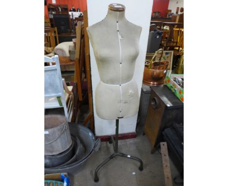 A Singer dressmaker's mannequin