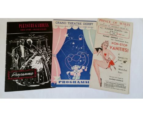 MAGIC, theatre programmes, 1940s-50s, inc. Pleasure Gardens Folkestone, Grand Theatre Derby, Newcastle Empire, Birmingham Hip