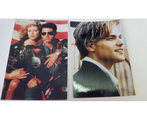 CINEMA, modern promotional p/cs &amp; photos, inc. Leonardo Di Caprio, Clark Gable/Vivien Leigh, Charlie Chaplin (The Adventu