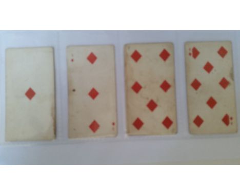 DUKE, Playing Cards, with numerals, corner knocks, FR to G, 15