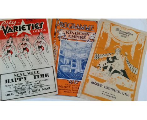 MAGIC, theatre programmes, 1900s-1930s, inc. Edinburgh Empire, Birmingham Grand, Kingston Empire, London Coliseum, Theatre Ro