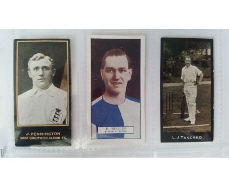 SPORT, odds, inc. Wilkinson Popular Footballers (No. 14 Milburn, Newcastle), Pattreiouex Footballers Series (No. 18 Healless,