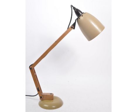 Terence Conran for Habitat - Mac Lamp No.8 - A retro 1960s adjustable Anglepoise desk / table work lamp light (Maclamp). The 