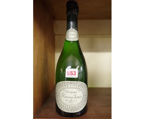 A 75cl bottle of 1973 Florens-Louis Piper Heidsieck vintage champagne. 