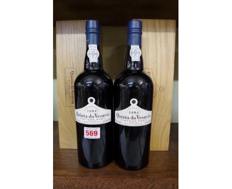 Two 75cl bottles of Quinta do Vesuvio 1994 vintage port, each in owc. (2) 