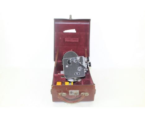 A Paillard Bolex (Swiss) H16 camera with original leather case