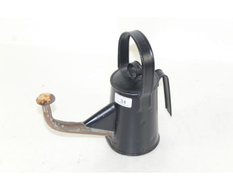A vintage Flare Lamp with copper spout and wick 