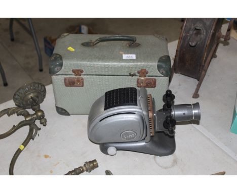 A Noris slide projector with case - sold as collector's item