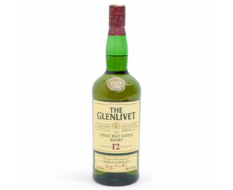 Glenlivet 12 year old pure single malt Scotch whisky, 1 litre 40% vol, bottled 2007