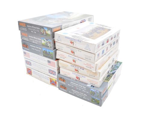 IMEX, 'A Call to Arms' and Accurate Plastic Figures 1/32 scale model figure sets, thirteen including IMEX ref. 773 limber wag