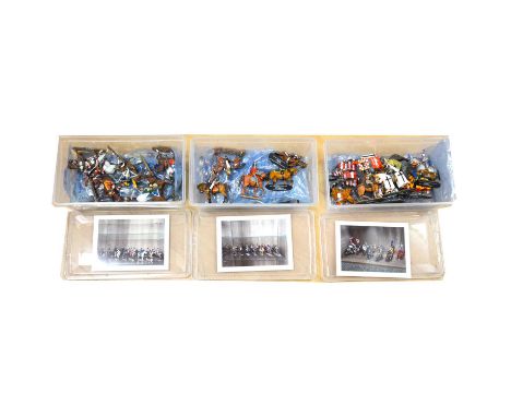 Del Prado 1/32 scale cavalry figures, approximately fifty including Officer, British Dragoons, 1809; Duke of Brunswick 1806; 