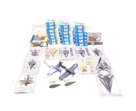 Die cast model aircraft, including nineteen Lledo 'Pioneers of Aviation' boxed models; ten Atlas British legion 1/100 die cas