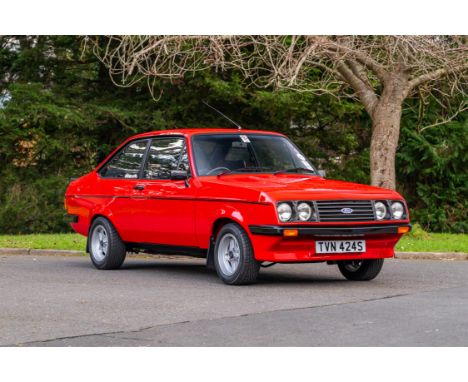 Beautifully presented and largely original, second-generation RS2000. Unlike the Mk1 Escort which was designed by Ford of Gre