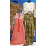 Four circa 1970's lady's dresses, to include those by Eastex, Wendy, Dolly Rockers and another (4)