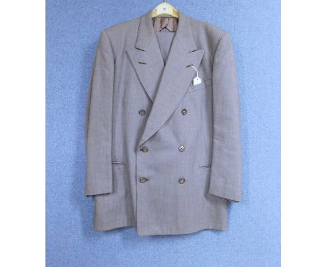 A gentlemans double breasted suit by Hart Schaffner &amp; Marx