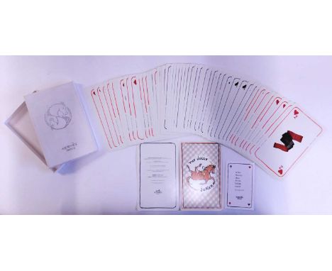 A set of Hermes over-sized 'playing cards', December 2012, boxed