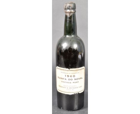 One (1) bottle of 1960 Quinta Do Noval Vintage Port with a good seal and the label generally good but with some damage to the