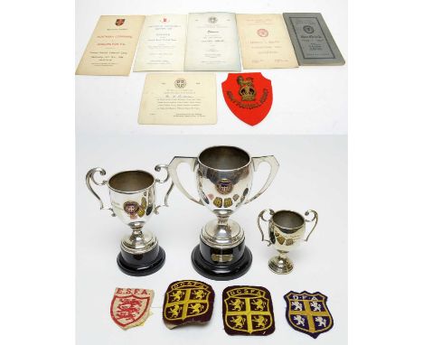 Awards and effects of Stanley (Stan) Anderson (27 February 1934-10 June 2018), comprising: to Durham Football Association pla