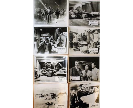 The Deadly Mantis.1957 Front of House Lobby Cards set of eight 10x8in. American science-fiction monster film. Directed by Nat