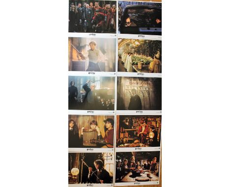 Harry Potter and The Chamber of Secrets.Large Lobby Cards set of ten 11x14in. 2002 fantasy film directed by Chris Columbus ba
