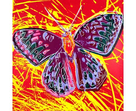 Andy Warhol "San Francisco Silverspot", FSIIB 298 Trail Proof, 1983 Silkscreen. Endangered Species. Measures (approx): 38 x 3