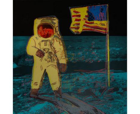 Andy Warhol(American, 1928-1987)Moonwalk, 1987Silkscreen in colors on Lenox museum board.Stamped in black on verso,  Certific