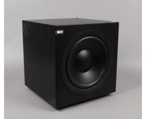 A KEF subwoofer speaker Q400B designed and engineered in the UK by G.P Acoustics Ltd Maidstone.