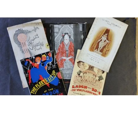 THEATRE, programmes, London selection, 1910s-1930s, theatres S-W, FR to VG, 300*