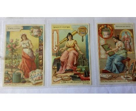 LIEBIG, complete (7), S.601-S607, mixed languages, 2005 c.v. £141, VG to EX, 42