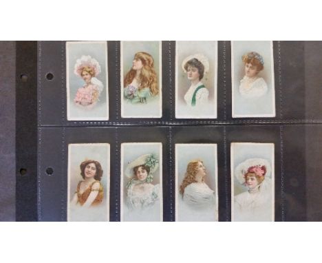 BEAUTIES, part sets & odds, inc. large US (11), Lorillard playing cards (5), Kimball, Gail & Ax; Allman (18), Hill Film Stars