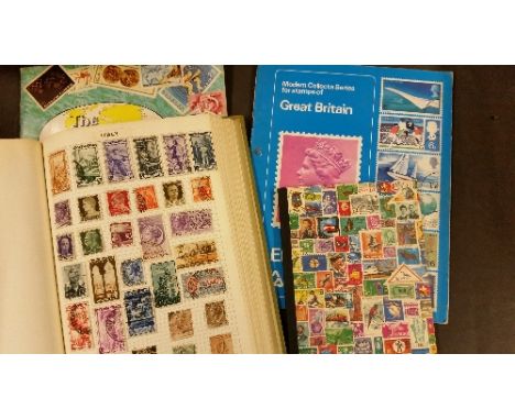 STAMPS, selection of albums, most containing stamps (7); first day covers, inc. Channel Tunnel, British River Fishes, Royal M