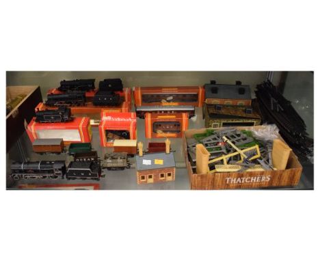 Model Railway - Hornby OO Gauge - Various including: locos and tenders, rolling stock, accessories etc   Condition: 