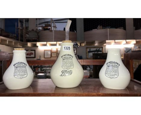 3 vintage Dr Nelson's improved inhalers.