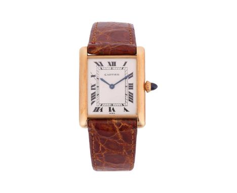 CartierTank LouisReference: 7436Serial: 960191223Bezel: SmoothYear: July 1977Case Material: Case back stamped with Swiss 18ct